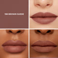 Model image of Laura Mercier Caviar Smoothing Matte Lipstick variant: 198 Brown Suede