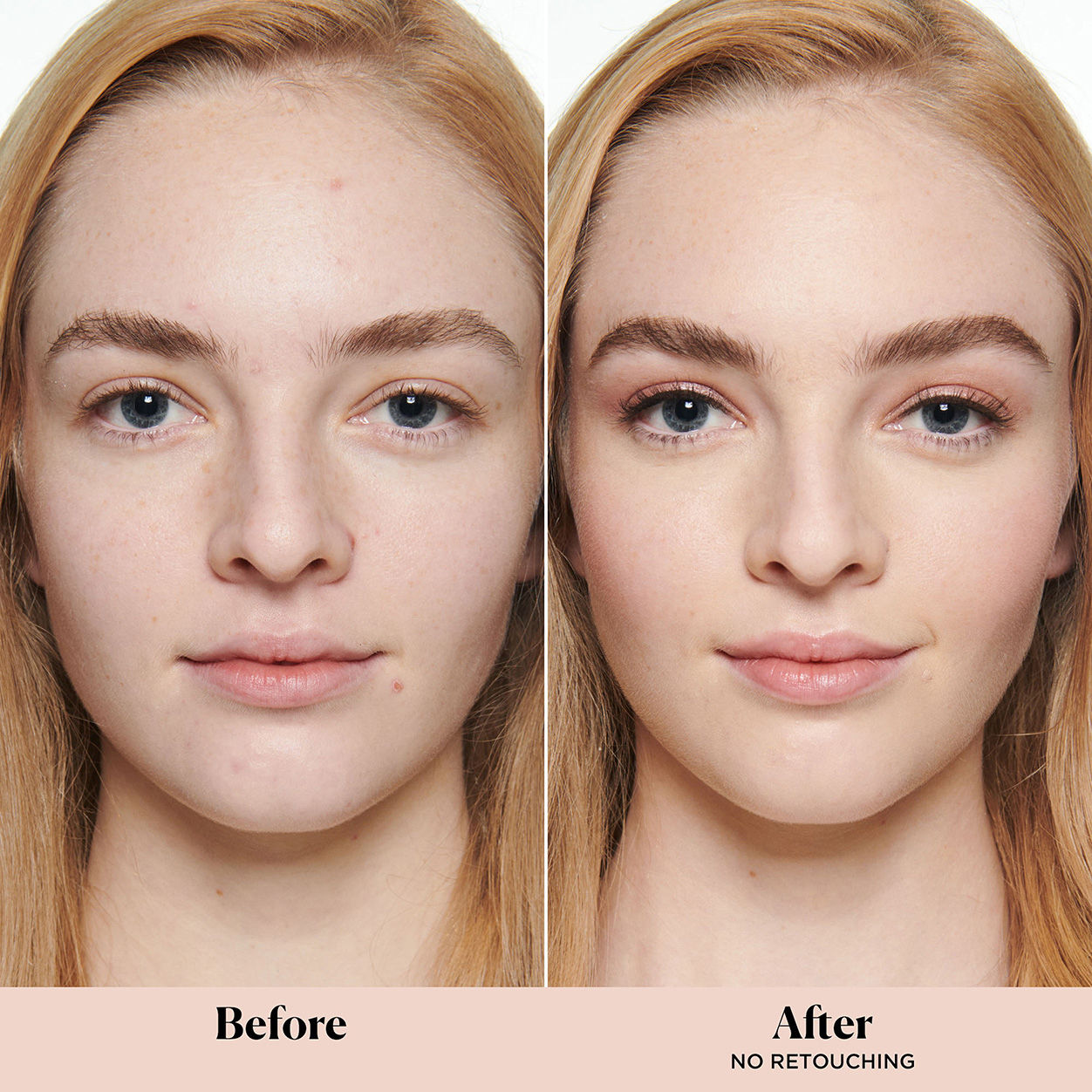 Before and after results of using Laura Mercier Secret Camouflage Concealer Duo Stick variant: 1W