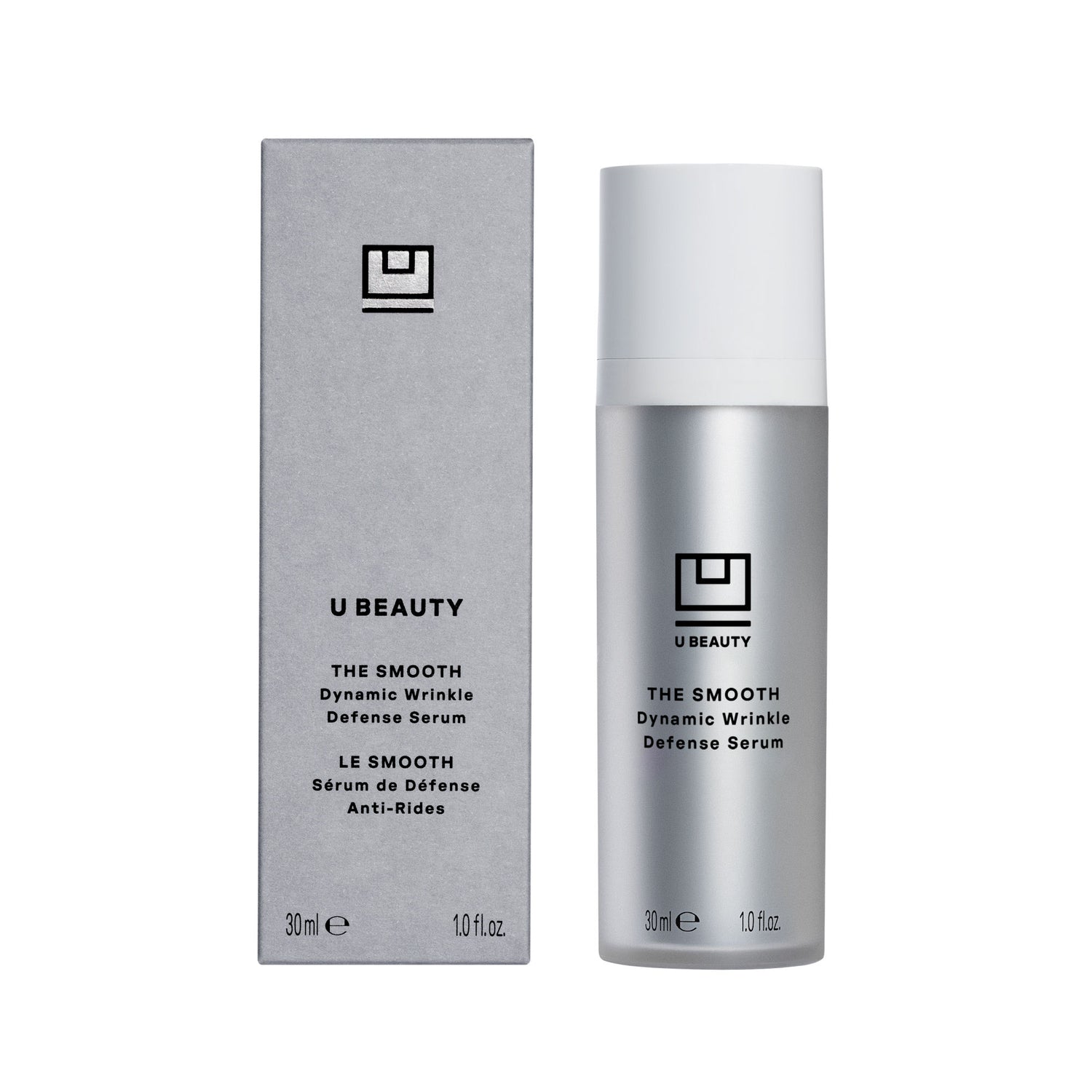 Image of the U Beauty The SMOOTH Dynamic Wrinkle Defense Serum variant: 1 fl oz box