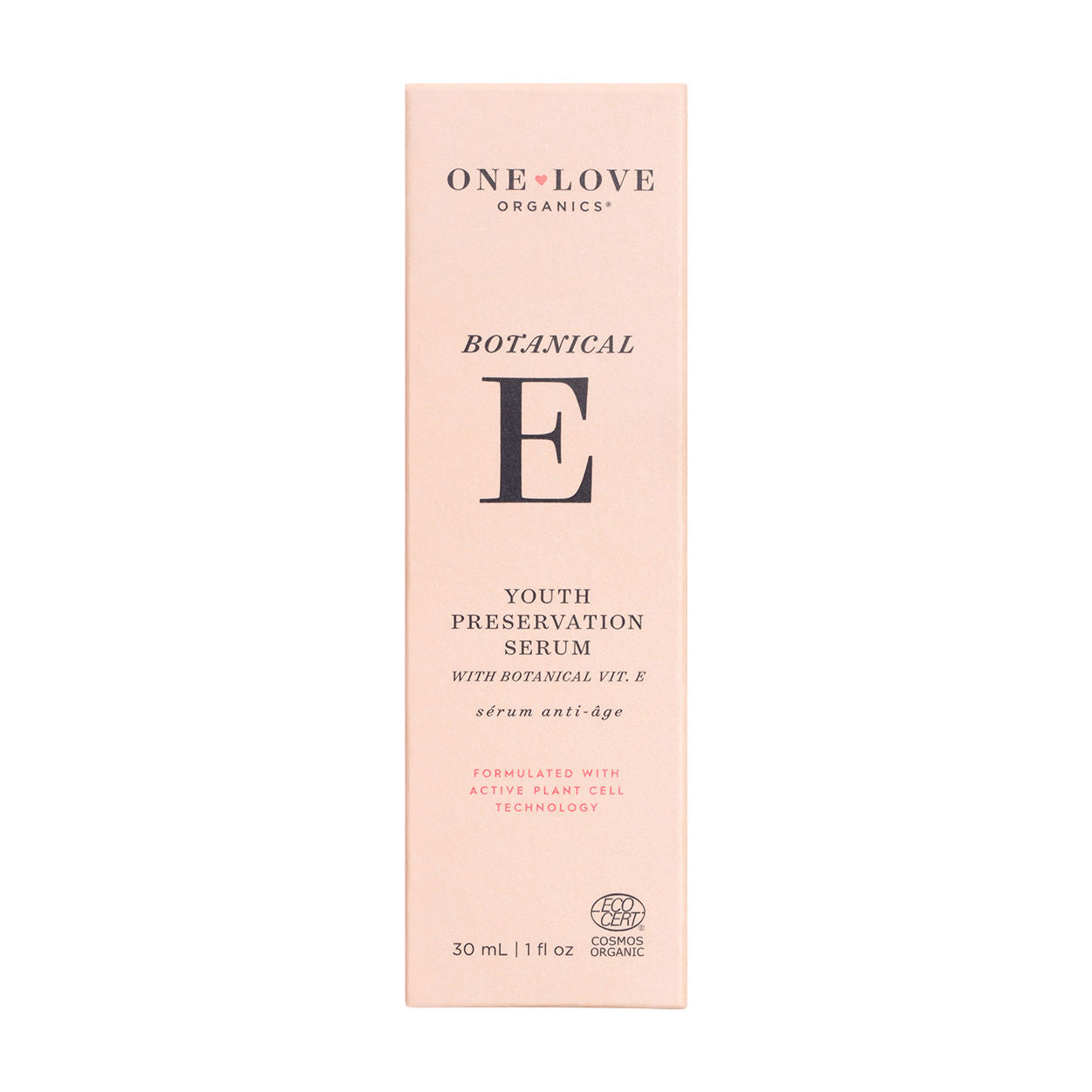 Image of the One Love Organics Botanical E Youth Preservation Serum variant: 1 fl oz box