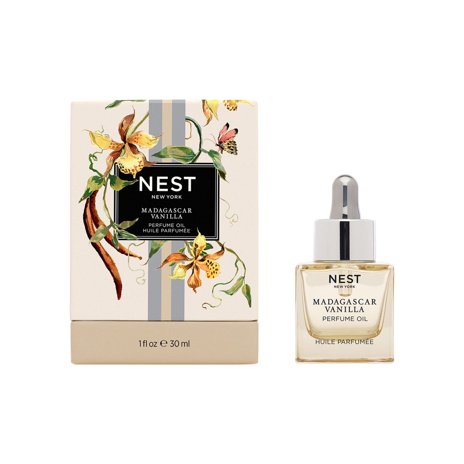 Nest Madagascar Vanilla Perfume Oil Size variant: 1 fl oz | 30 ml main image.