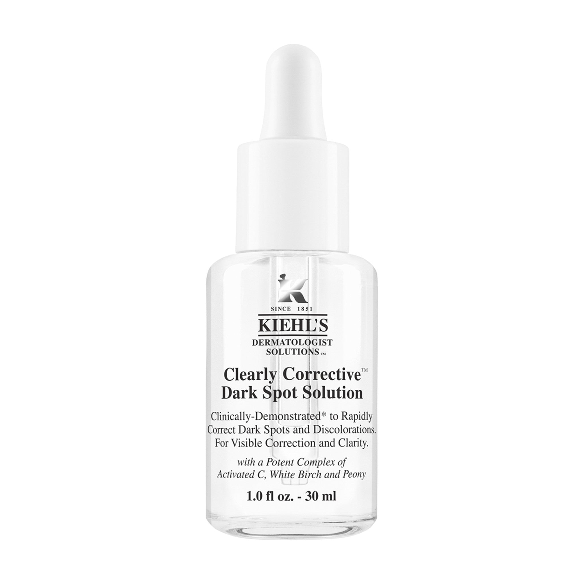 Kiehl's Since 1851 Clearly Corrective Dark Spot Solution Size variant: 1 Oz. main image.