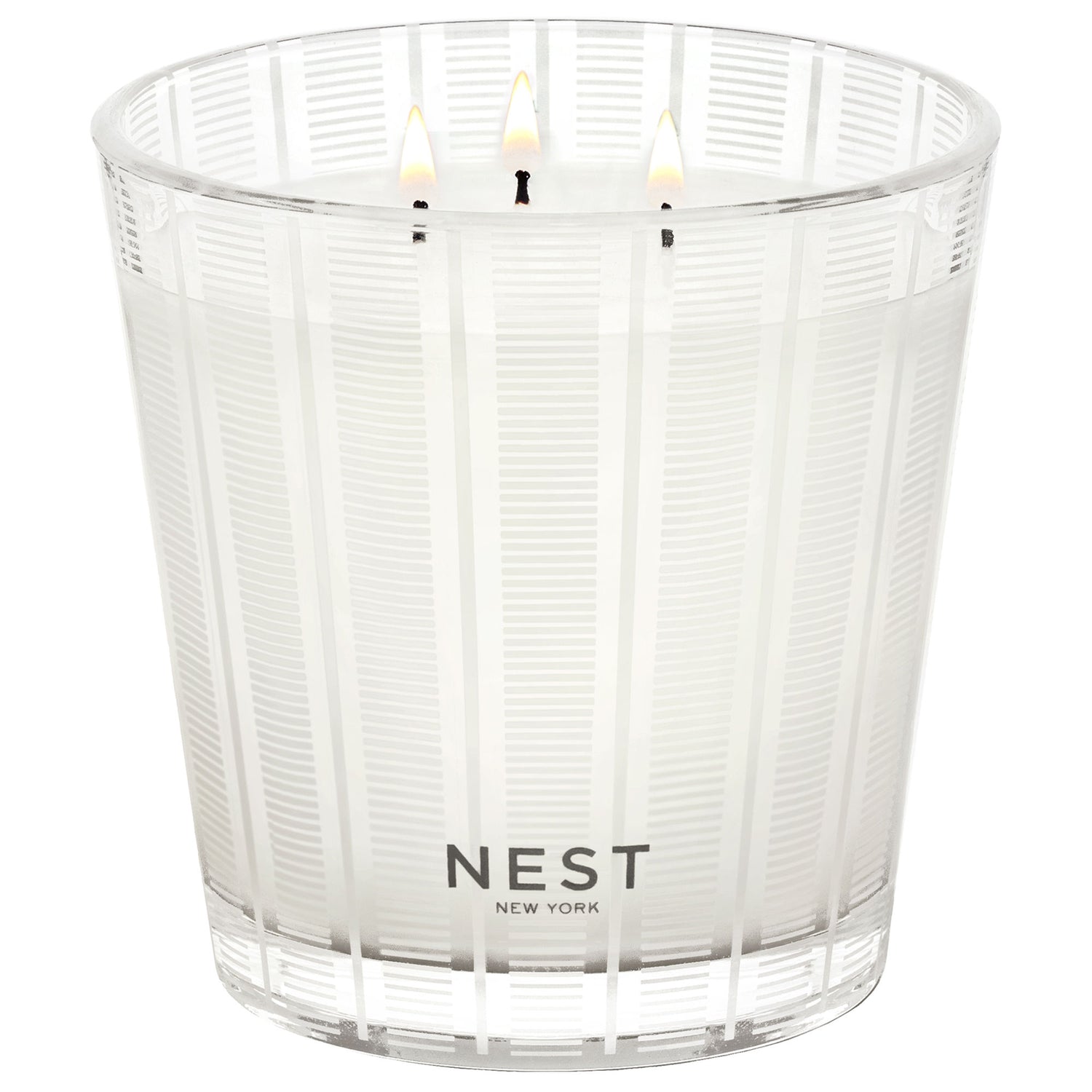Image of an open Nest Bamboo Candle variant: 21.1 oz (3-Wick)
