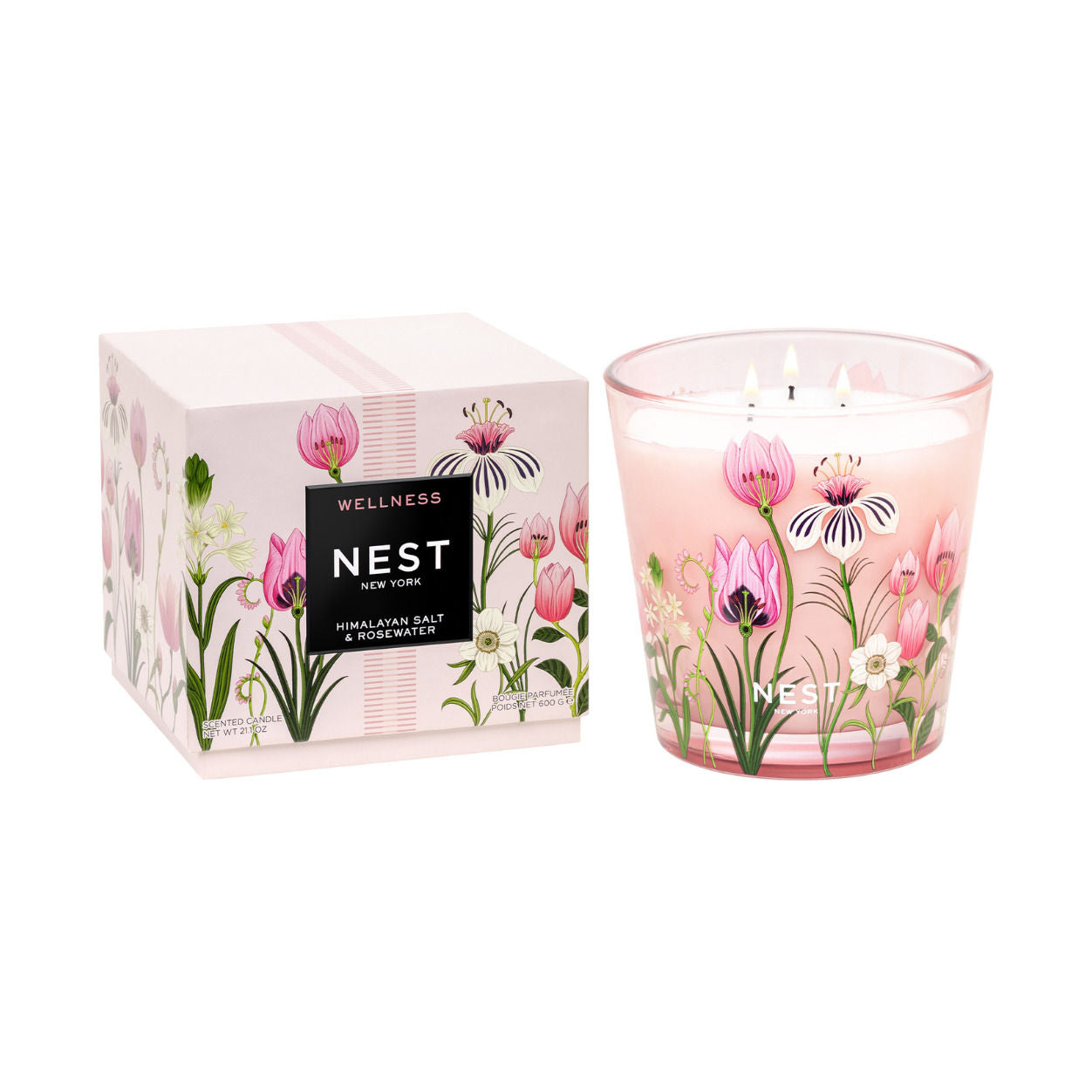 Nest New York Himalayan Salt & Rosewater Decorative Candle – Nest