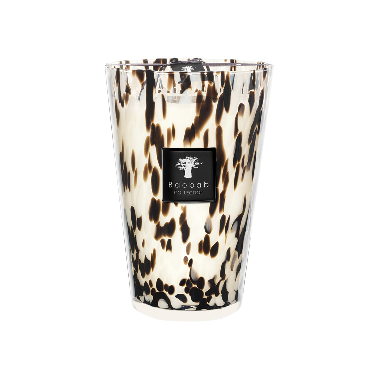 Baobab Collection Pearls Black Candle Size variant: 21.59 lb (Max 35) main image.