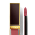 Image of an open Tom Ford Gloss Luxe Lip with Hydrating Jojoba Oil variant: 22 SUNRISE PINK