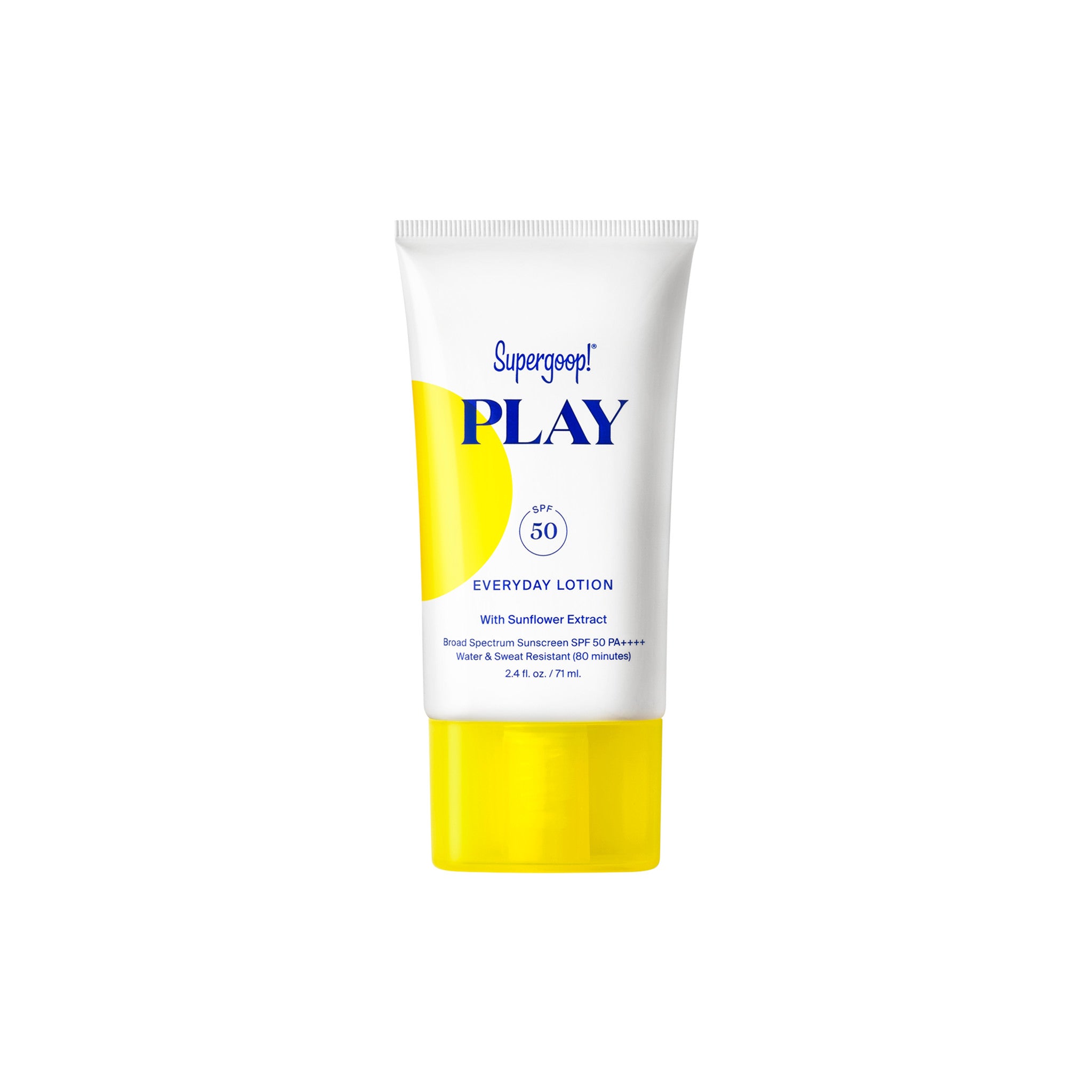 Supergoop! Play Everyday Lotion With Sunflower Extract SPF 50 Size variant: 2.4 oz main image.