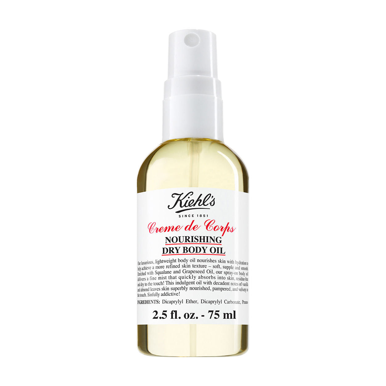 Kiehl's Since 1851 Crème de Corps Nourishing Dry Body Oil variant: 2.5 fl oz main image