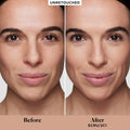 Before and after results of using   variant: 2C1 Ecru