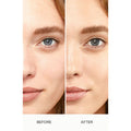 Before and after results of using Laura Mercier Flawless Lumière Radiance-Perfecting Foundation variant: 2N1 CASHEW