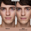 Before and after results of using   variant: 2W1 Macadamia