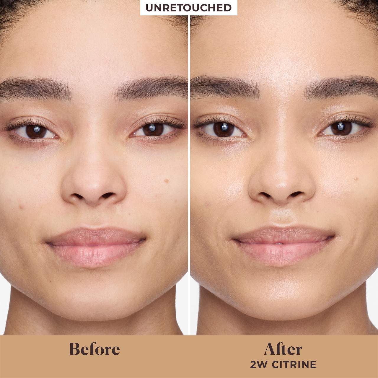 Before and after results of using   variant: 2W Citrine