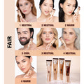 Model image of Charlotte Tilbury  Charlotte's Beautiful Skin Foundation variant: 2 Warm (fair with yellow undertones)