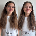 Before and after results of using Bumble and Bumble Seaweed Air Dry Cream variant: 2 fl oz