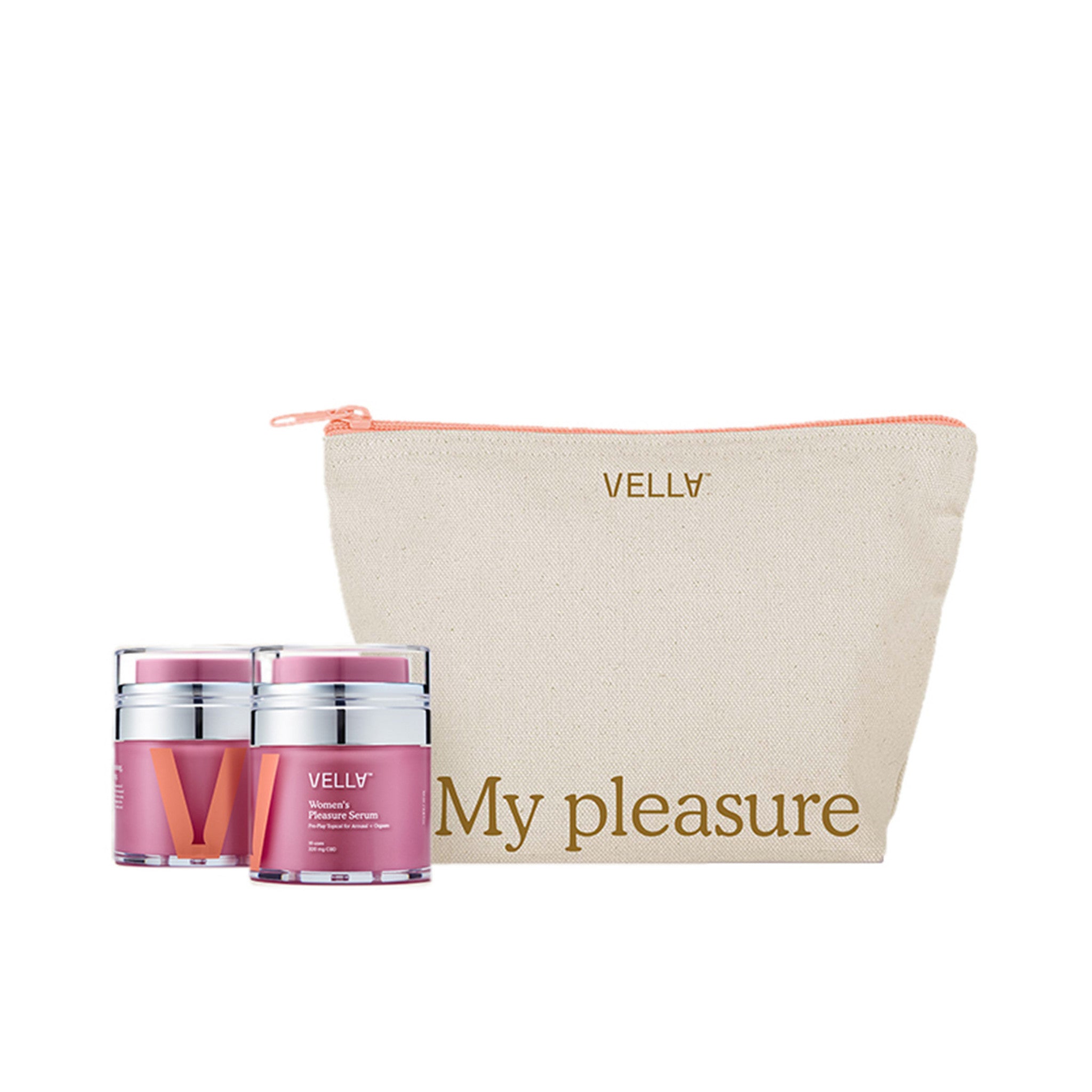 Vella Women's Pleasure Serum Jar Size variant: 2 Jars - 1.6 oz | 48 ml main image.
