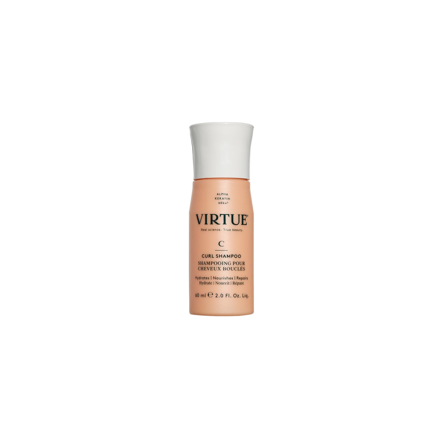 Virtue Curl Shampoo Size variant: 2 oz | 60 ml main image.