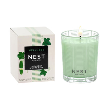 Nest Cucumber & White Sage Candle variant: 2 oz (Votive) main image