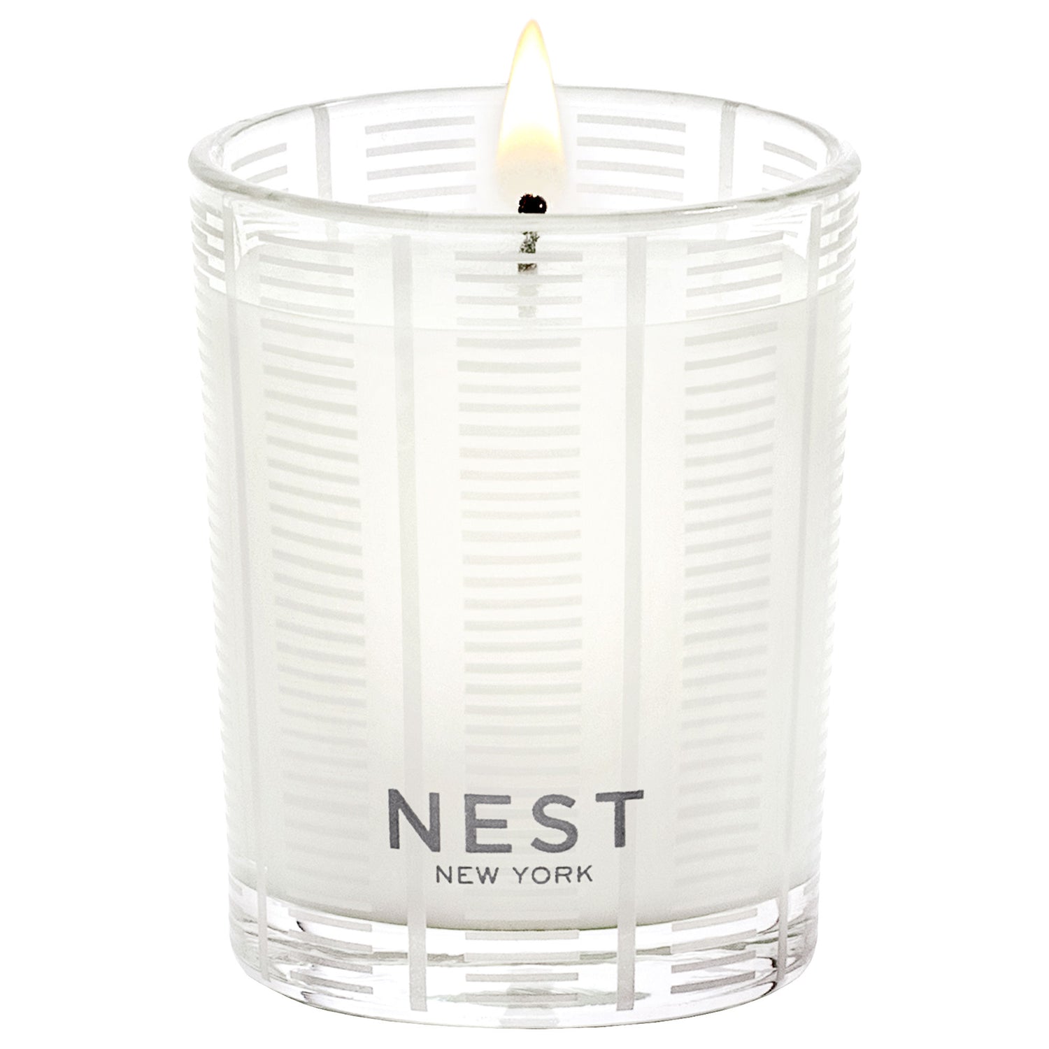 Image of an open Nest Indian Jasmine Candle variant: 2 oz (Votive)