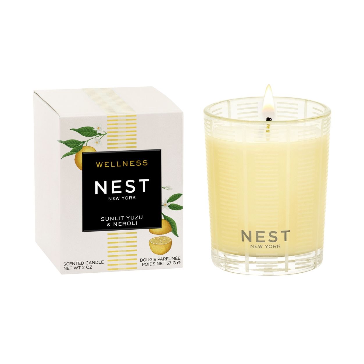 Nest Sunlit Yuzu & Neroli Candle variant: 2 oz (Votive) main image