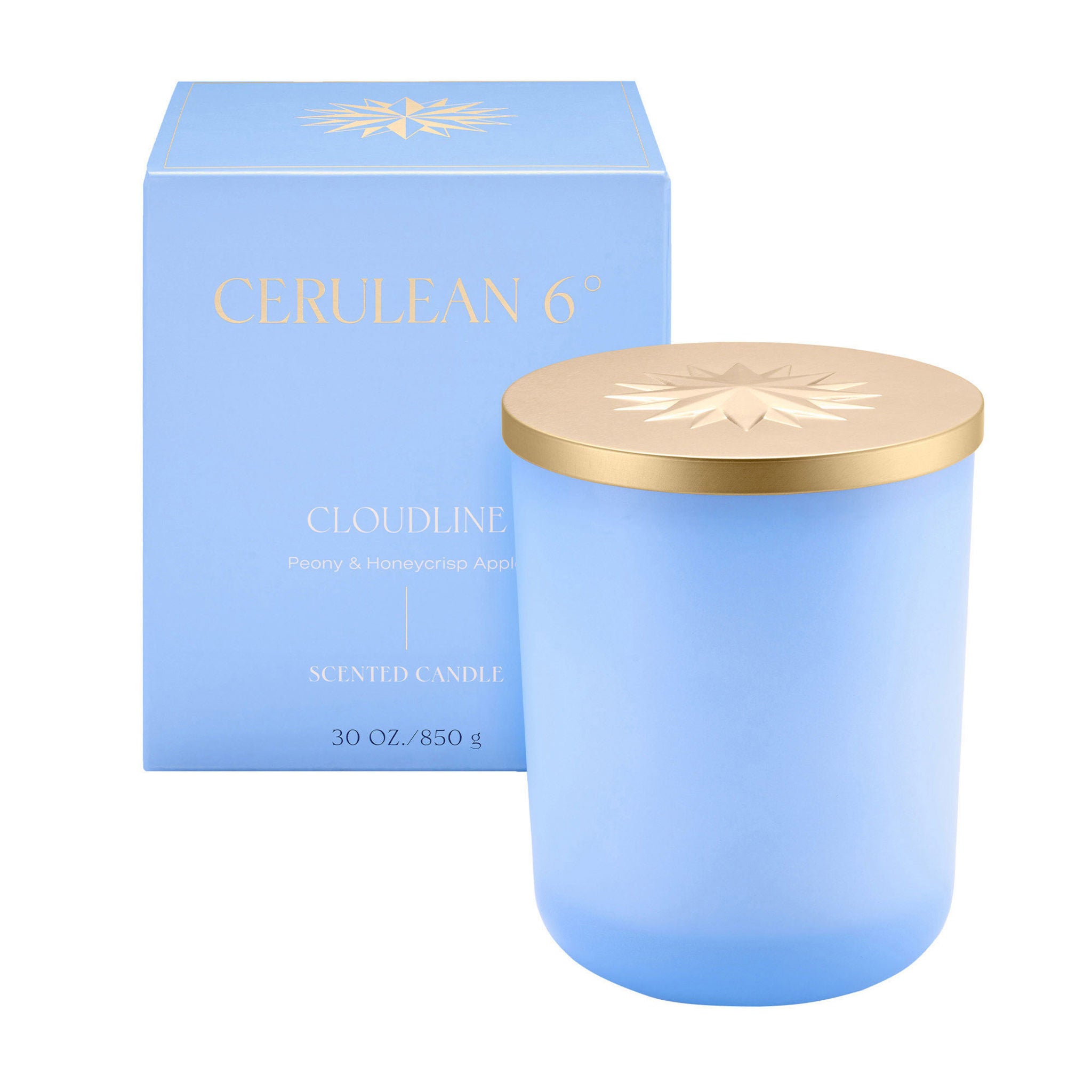 Cerulean 6 Cloudline Luxury Candle Size variant: 30 oz main image.