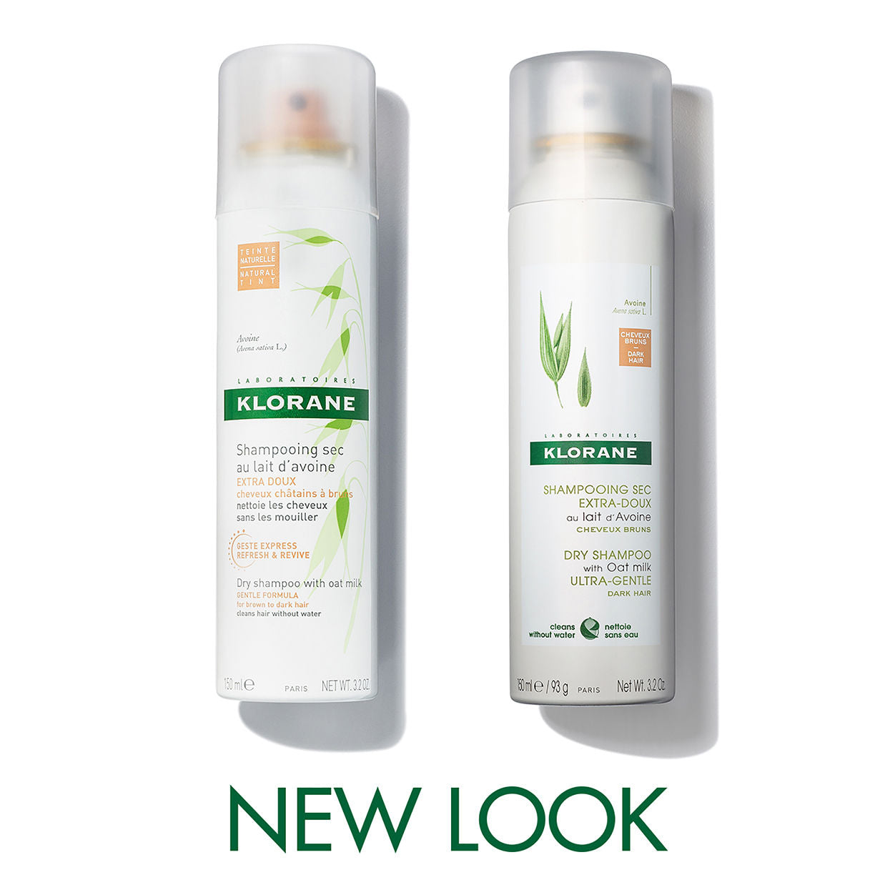 Lifestyle image of Klorane Dry Shampoo With Oat Milk for Dark Hair variant: 3.2 oz