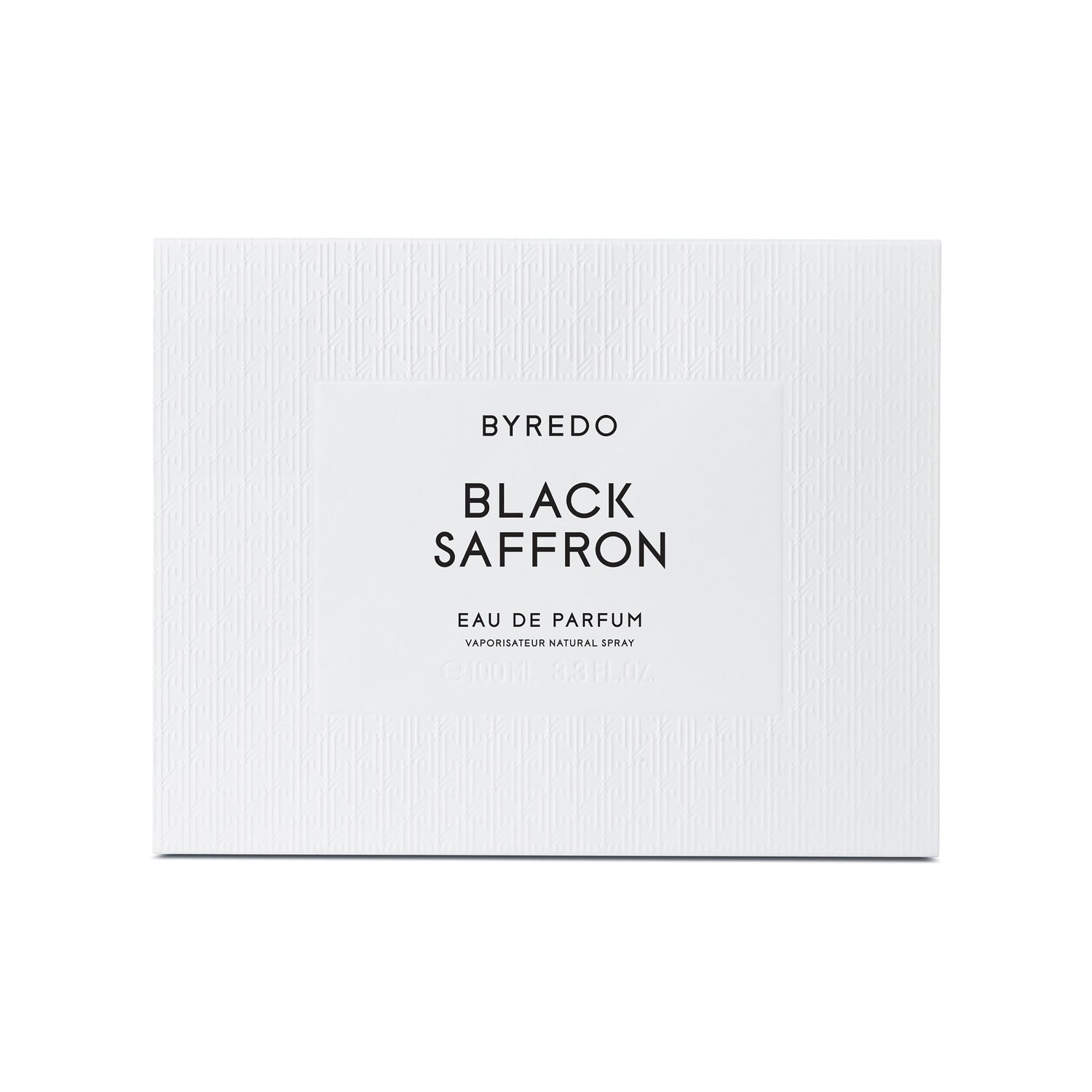 Image of a closed Byredo Black Saffron Eau de Parfum variant: 3.4 fl oz