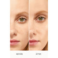 Before and after results of using Laura Mercier Flawless Lumière Radiance-Perfecting Foundation variant: 3C1 DUNE