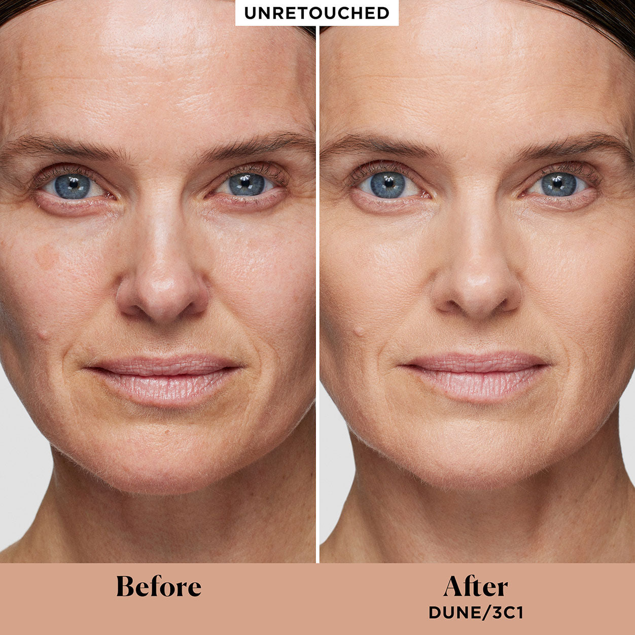 Before and after results of using   variant: 3C1 Dune