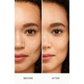 Before and after results of using Laura Mercier Flawless Lumière Radiance-Perfecting Foundation variant: 3N1.5 LATTE