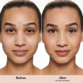 Before and after results of using Laura Mercier Secret Camouflage Concealer Duo Stick variant: 3W