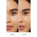 Before and after results of using Laura Mercier Flawless Lumière Radiance-Perfecting Foundation variant: 3W1 DUSK