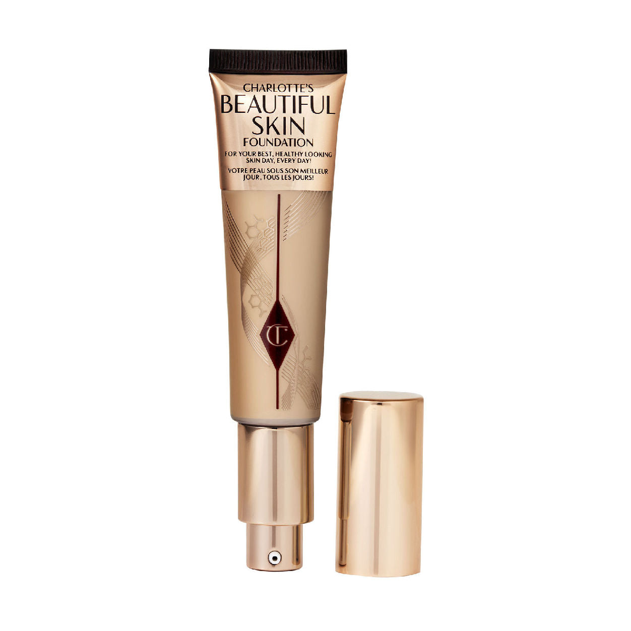 Charlotte Tilbury  Charlotte's Beautiful Skin Foundation variant: 4 Warm (fair medium with warm yellow undertones) main image