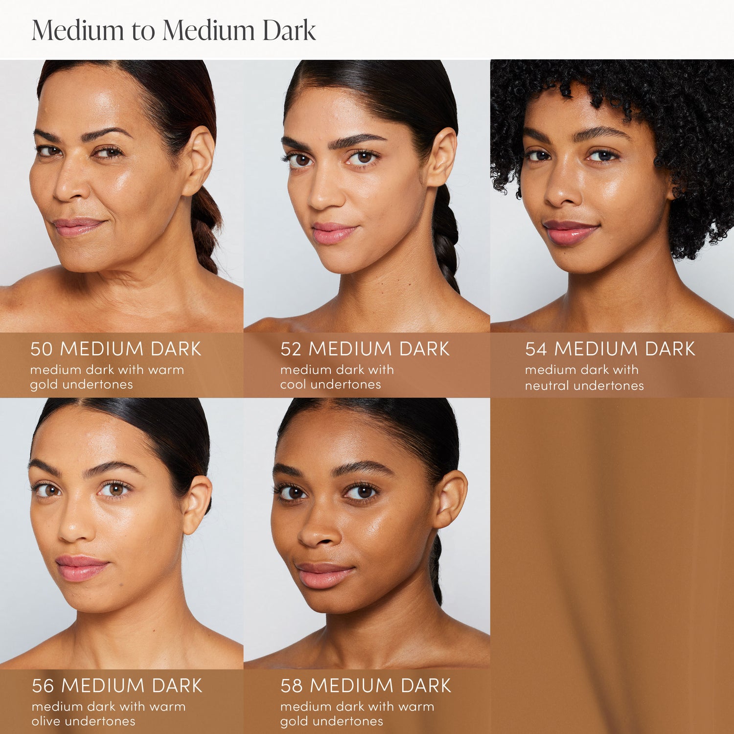 Model image of Jane Iredale Skintuition SPF 30 Radiance-Boosting Liquid Foundation variant: 50 Medium Dark