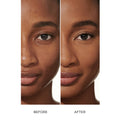 Before and after results of using Laura Mercier Flawless Fusion Ultra-Longwear Concealer variant: 5C (Deep with cool undertones)