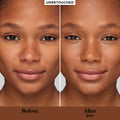 Before and after results of using Laura Mercier Real Flawless Weightless Perfecting Concealer variant: 5W1