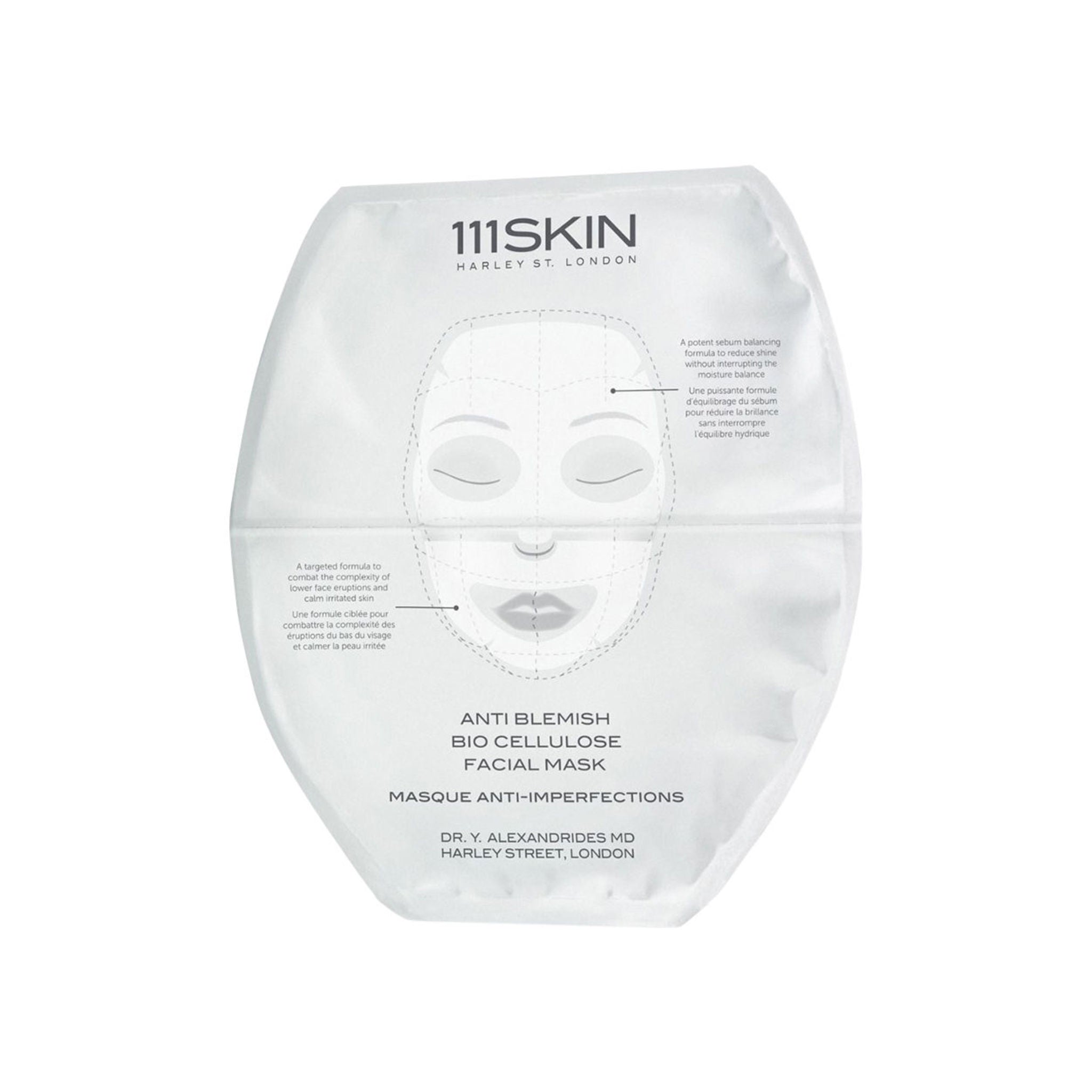 111Skin Anti Blemish Bio Cellulose Facial Sheet Mask Set of 5 NEW fashion IN BOX Exp8/22