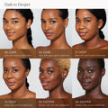 Model image of Jane Iredale Skintuition SPF 30 Radiance-Boosting Liquid Foundation variant: 60 Dark