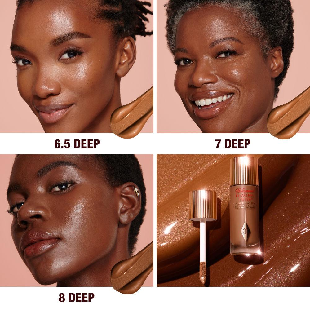 Model image of Charlotte Tilbury Hollywood Flawless Filter variant: 6.5 Deep