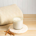 Lifestyle image of Lafco Feu de Bois Candle variant: 6.5 oz (Classic)