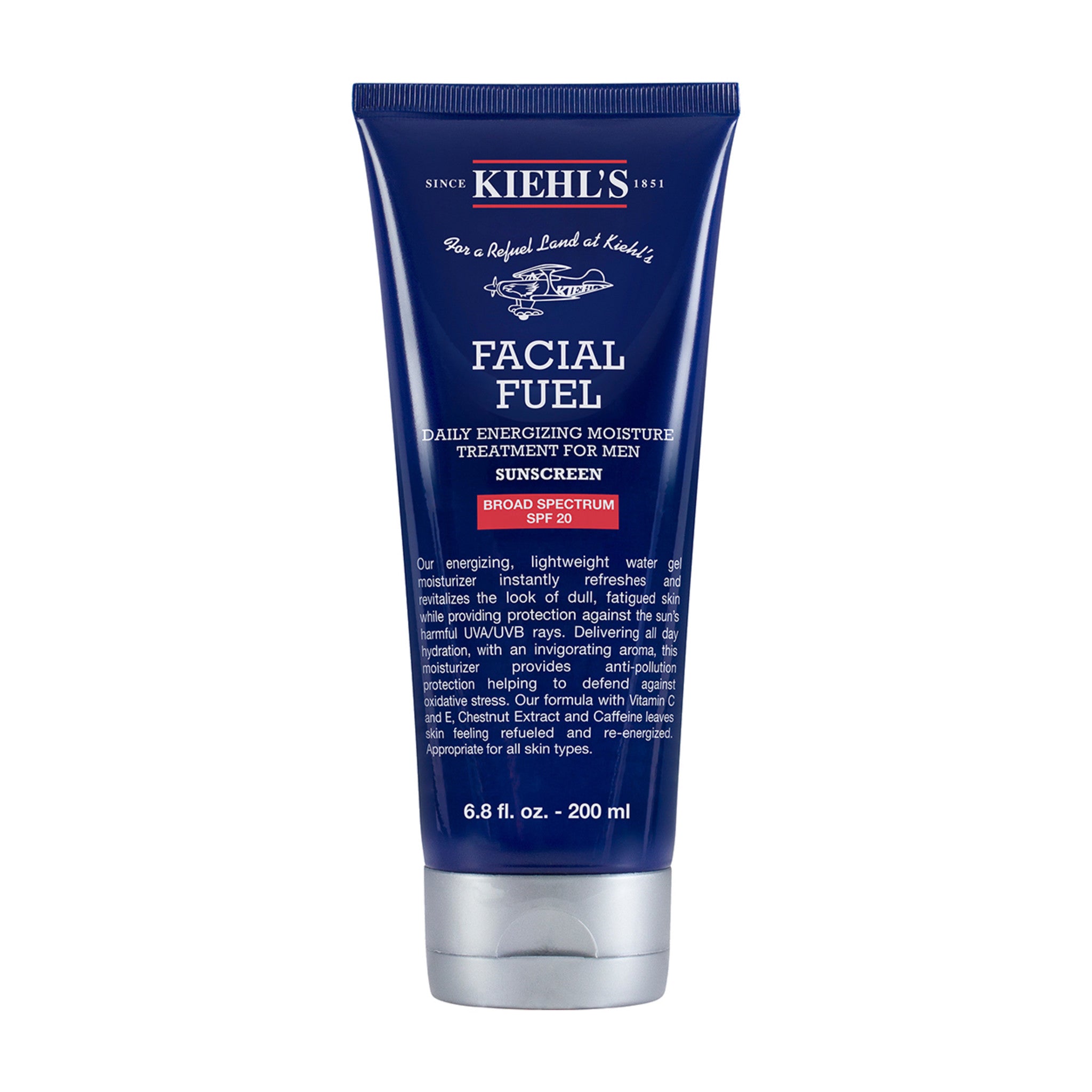 Kiehl's Since 1851 Facial Fuel Daily Energizing Moisture Treatment For Men Spf 20 Size variant: 6.8 oz main image.