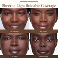 Model image of Laura Mercier Tinted Moisturizer Blurred Matte Oil Free Broad Spectrum SPF 30 variant: 6C Brunette