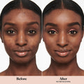 Before and after results of using Laura Mercier Secret Camouflage Concealer Duo Stick variant: 6N