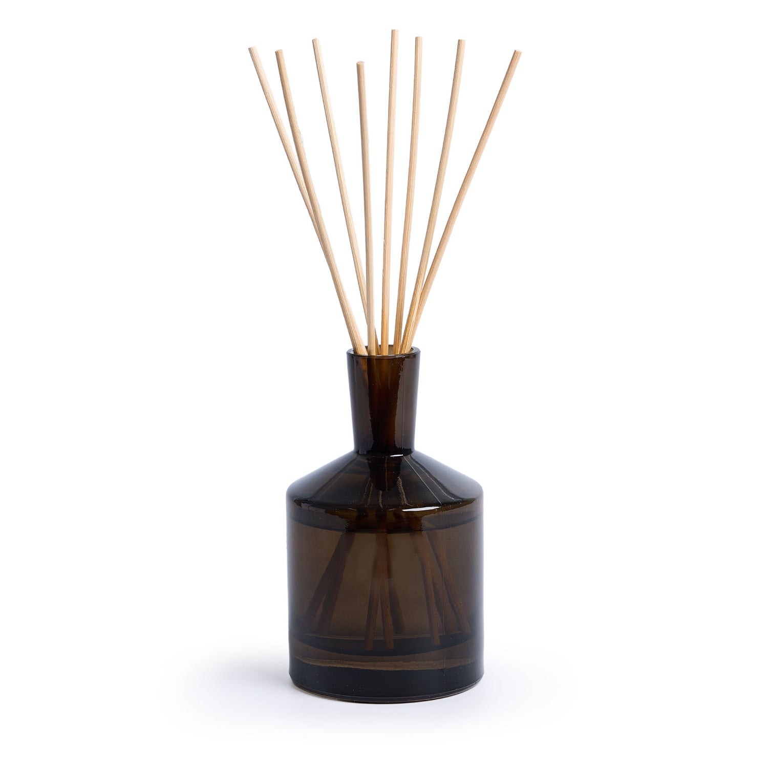 Image of an open Lafco Saffron Sandalwood Reed Diffuser variant: 6 fl oz (Classic)