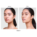 Before and after results of using Hourglass Veil Hydrating Skin Tint variant: 7