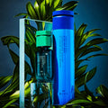 Lifestyle image of R+Co Bleu Smooth and Seal Blow-Dry Mist variant: 7.1 oz