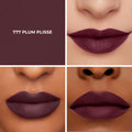 Model image of Laura Mercier Caviar Smoothing Matte Lipstick variant: 777 Plum Plisse