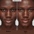 Before and after results of using Laura Mercier Real Flawless Weightless Perfecting Concealer variant: 7N1