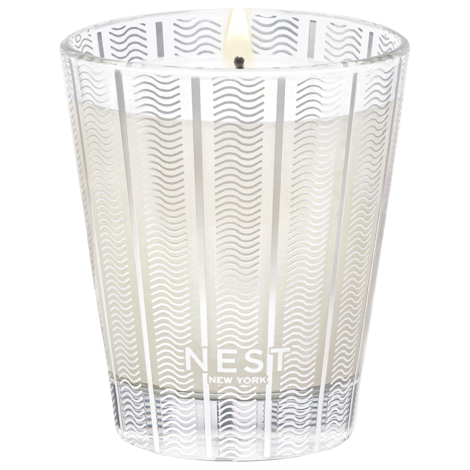 Image of an open Nest Blue Cypress & Snow Classic Candle (Limited Edition) variant: 8.1 oz (Classic)