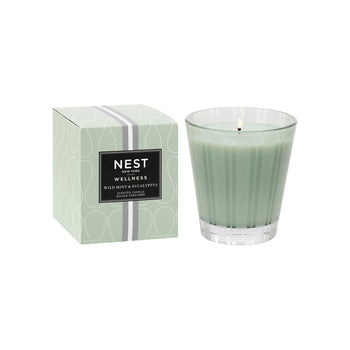 Nest Wild Mint and Eucalyptus Candle Size variant: 8.1 oz (Classic) main image.