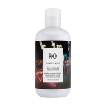 R+Co Sunset Blvd Daily Blonde Conditioner Size variant: 8.5 oz main image. This product is for gray hair
